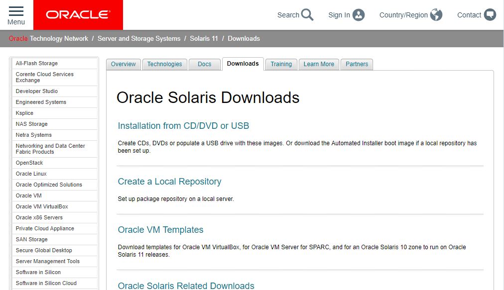 Solaris 10 download